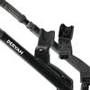Deryan Adattatori Seggiolini Auto Compatibili con Passeggino Gemellare Evy e Ovetti Selezionati di Maxi Cosi Cybex Joie Kinderkraft, Nero
