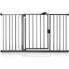 Safetots Cancelletto per Scale a Pressione con Chiusura Automatica, 147cm - 154cm, Grigio Ardesia, Cancelletto a Chiusura Automatica per Bambini, Barriera di Sicurezza per Bambini