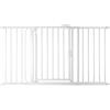 Safetots Cancelletto per Scale a Pressione con Chiusura Automatica, 139,8cm - 146,8cm, Bianco, Cancelletto a Chiusura Automatica per Bambini, Barriera di Sicurezza per Bambini