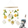 Generic Jostrina Culla - Giostrina di Cradle, Gracieful Giostrina per Culla | Giostrina per Natività Scene con api e fiori, decorazione da appendere per la camera dei bambini, per baby shower o nascita