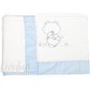 Babyline Lenzuola per culla da bebè, in pile, misura standard 60 x 120 cm, lenzuolo con angoli regolabile, federa per cuscino e lenzuolo superiore, colore: corallo