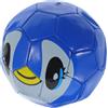 KONTONTY Pallone da Calcio Cartone Animato per Bambini Blu in Materiale Pu Sicuro e Stabile, Palla Morbida per Gioco Indoor e Attività Ludiche Infantili