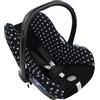 BambiniWelt by Rafael K. Bambiniwelt, fodera estiva, rivestimento in spugna per Maxi Cosi CABRIOFIX stelle (nero grigio chiaro) XX