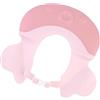 HAPINARY Cuffia Doccia Rosa Regolabile per Bambini, Pe, Protezione Bagno | Copre Occhi da Acqua e Shampoo, Adatta anche Taglio, Visiera Parasole per Uso Quotidiano