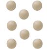 POMOLINE 8 Un. POMELLI Maniglie Mobile BEBÉ bambino palla legno laccata beige chiaro sabbia - Diametro 50MM