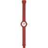 HIP HOP Orologio HWU1023 DONNA SPARKLING MANIA quadrante MONO-COLORE BIANCO movimento QUARZO e CINTURINO SILICONE ROSSO