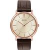 Bulova Orologio Analogico Quarzo Uomo con Cinturino in Pelle 97A126