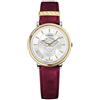 Versace - Orologio Donna Al Quarzo Moda Cinturino In Pelle Rosso Cassa In Acciaio Inox Quadrante Analogico Grigio - VE8101819