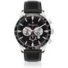 Generico Orologio Fumagazzi Velocs "Pelle" Nero | ø 45 mm Movimento cronografo OS20 | Cinturino Pelle, 5 ATM.