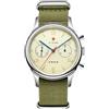 SEAKOSS Retro-Cronografo 1963 Originale Seagull ST1901 Movimento Uomo Orologio Meccanico Carica A Mano Sapphire & Specchio Acrilico Orologio Da Polso Pilota, 40 mm a collo d'oca color zaffiro