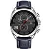 CURREN Orologi al quarzo per gli uomini di marca originale multifunzionale calendario stile impermeabile ragazzi orologio da polso in pelle 8324