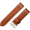 ROUREOX Cinturino di'Orologio in Pelle Autentica Fermo in Acciaio Inoxydabile Cinturino di Sostituzione in Pelle di Vacca di'Orologio per HAMILTON H70595593 H70655733