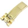ROUHO Orologio Chiusura Deployante Fibbia Accessorio Acciaio Inox Orologio Pieghevole Fibbia per Rolex Datejust Presidential-Oro 1 8 x 16mm