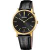 Festina Swiss Made Orologio Uomo Analogico in Pelle Nero