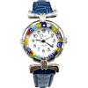 LE GEMME DI VENEZIA Orologio Donna watch in Vetro di Murano Murrina Millefiori (BLU)