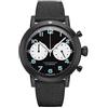 Undone Type 20 Pilot Cronografo Ibrido Quarzo Meccanico Acciaio IP Nero Blu Tessuto Orologio Uomo