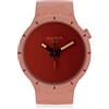Swatch Analogico SB03R100, multicolore, striscia