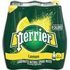 Perrier Acqua minerale naturale con gas aromatizzato limone, 6 x 500 ml