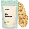 Kamelur 1kg di anelli di ananas BIO essiccati - ananas maturato al sole, leggermente essiccato, non solforato e senza zuccheri aggiunti