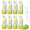 FruttaMax Sciroppo all'Uva | Meno Zucchero | 60% Frutta Vera | Compatibile con Gasatori - 8 x 500ml