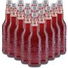 Galvanina Melagrana Bio | Galvanina | 12 Bottiglie in Vetro Scolpito | 355 Ml | Eccellenza Italiana | Soft Drink | Bibita Dissetante Biologica al Melograno | Ingrediente per Cocktail