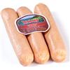 Wolf, Würstel, 3 pezzi, Leggera Affumicatura con Legno di Faggio, Carne di Suino Accuratamente Selezionata, Senza Glutine, Sottovuoto, 250 g (min. netto garantito)