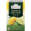 Ahmad Tea Tè inglese, Lemon and Lime Twist frutta Tè nero - Tagged e Teabags Sventato alluminio