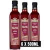 Filippo Berio Aceto Di Vino Rosso 500 ml (Confezione da 6)