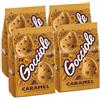 Generico 4X Gocciole Caramel Biscotti con Cioccolato e Croccante Granella di Caramello Special Edition 300g