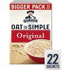Quaker Oat So Simple Original 22 Sacchetto x 27grammo New Family Big Pack - Fiocchi d'avena integrale