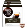 Nescafé Dolce Gusto Nescafe Dolce Gusto Espresso Intenso Cialde Caffè (confezione da 3, Totale 90 Capsule)