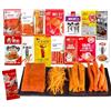 MKSDDF-spuntini Cinesi Latiao15 Snack Piccanti in Mix | Latio 360g Strisce Vegetali Speziate | Vegano, Sapori Intensi