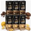 1 Attimo in Forma Biscotti Hedonist Zero Sugar Ripieni con Fresca Crema: 3 Pack al Limone e 3 Pack al Cioccolato Senza Zuccheri Aggiunti, Snack Leggero e Delizioso - 150g (6 Pezzi Totali)