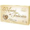 Generic CONFETTI CRISPO ORO NON INCARTATI COMMESTIBILE ALLA MANDORLA SENZA GLUTINE DA GRAMMI 500 PER NOZZE 50° ANNIVERSARIO