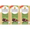 MENDOSA 3X Confezione Per Ferrero Rocher Macadamia Milk Nocciola & Noci di Macadamia, Tavoletta al Latte, Nocciola e Noci di Macadamia, 3x90g