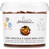 Dolcincasa.com Crema Nocciola e Cacao Senza Latte e Senza Lattosio 500g - Professionale per Pasticceria - Resistente in Cottura - Senza Glutine - Made in Italy - Dolci in Casa