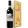 Bottle-Up Regalo San Valentino - Bottiglia Chianti DOCG personalizzata e cassa legno - Idea regalo innamorati, anniversario di fidanzamento e di matrimonio (Lettera con Foto e Dedica, Love is in the bottle)