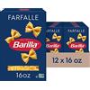Barilla Pasta, Farfalle, 16 Ounce (Pack of 12)
