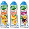 Teisseire Set di 3 sciroppi Teisseire Zero Zuccheri (Tropical, Pesca, Frutta della Passione) per Bevanda Rinfrescante, Cocktail, Bidone Riciclabile, 3 x 60 cl