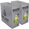 Generico SET 48 BOLERO DA 9 grammi Kiwi Preparato istantaneo polvere solubile in bustine Sticks per Bevande con Stevia e Vitamina C e Senza Zucchero ideale per fitness e diete