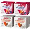 Generico Set 80 Capsule Ristora Compatibili con le Macchine ad uso domestico Nescafè®* Dolce Gusto®* 40 Melograno e mirtillo 40 Cappuccino senza lattosio