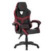 Nuwo Odin Sedia Gaming Ergonomica, Sedia PC Computer Gaming Ufficio, Braccioli Imbottiti Curvi, Schienale e Altezza Regolabile, Supporto Lombare e Poggiatesta, 120 Kg, Amaranto