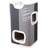 Trixie Jorge Gatto Torre, Altezza: 78 cm, grigio chiaro/antracite