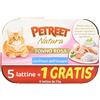 Petreet Natura Tonno Rosa/Pesce Oceano Gr 70 (5+1)