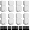 MOLZINY 16 Pezzi Filtri Fontanella per Gatti Filtro per Fontana per Gatti per Fontanella per Gatti Acciaio Filtri 8 Carbone Attivo+8 Spugne Filtrazione Multipla Filtri Fontana Gatto