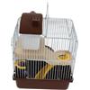 VILLFUL Gabbia per Criceti a Doppio Strato, Casetta e Rifugio in Plastica | Design Traspirante e Robusto, Accessorio Colore Casuale Incluso, Stile alla Moda, per Piccoli Animali Domestici