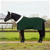 Mokuyary Coperta equina verde scuro completa 125 cm in pile coperta per cavalli, cavallo all'aperto e stalla
