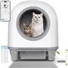 Devoko Lettiera Gatto Autopulente Con APP, Capacità 90 L e Cassetta Rifiuti 8.5L Per Una Settimana, Con Profumatore E Sensore Radar, Ideale Come Lettiera Autopulente Per Gatti Per Famiglie Con Gatti.