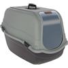 Kerbl Pet Emma Eco - Lettiera XL per gatti, 65 x 44 x 46 cm, colore: Nero/Verde/Grigio
