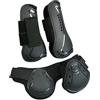 Colcolo 4 Pezzi paratendini per Cavalli avvolge PU Shell Neoprene parastinchi per Cavalli per Zampe Anteriori e Posteriori Protezione Ingranaggi per, M